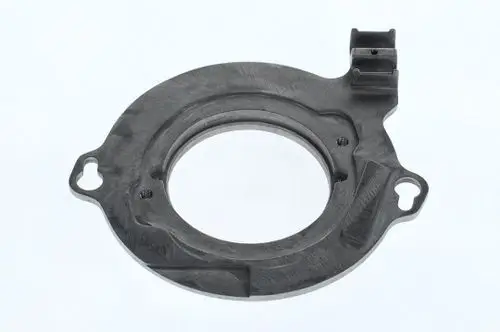 BOSCH Brennerflansch aus Metall mit runder Öffnung und mehreren Befestigungslöchern, geeignet für Heizungsanwendungen.